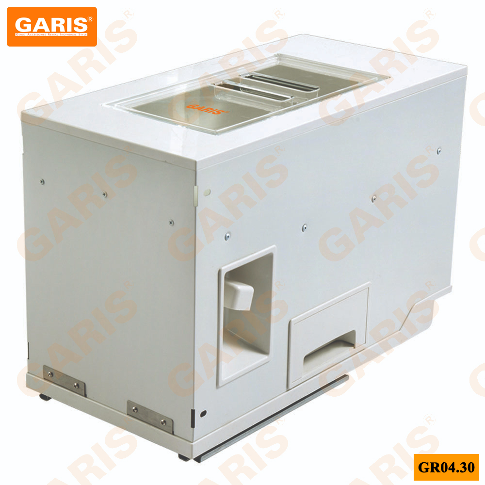 Thùng gạo 10kg, dùng cho cánh kéo hoặc cánh mở, lấy gạo mặt bên
