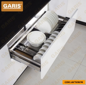 Giá bát đĩa, inox tấm, dùng cho cánh kéo 