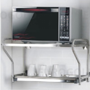 giá để lò vi sống kết hợp đựng ly cốc