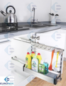Kệ Đựng Chất Tẩy Rửa Cao Cấp, Ray Bi EURONOX EU1-25