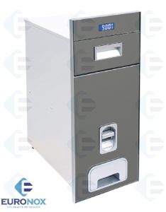 Thùng Gạo Gương Điện Tử, Nút Nhấn-Màu Bạc EURONOX EUF.B30E